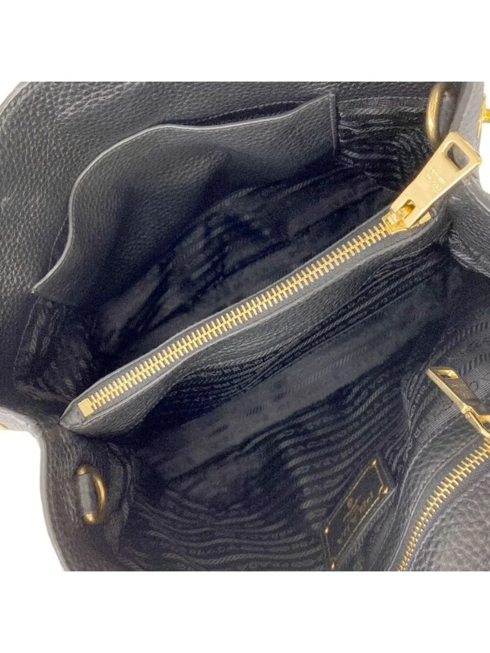 Prada 2-Way Tote Bag Leather